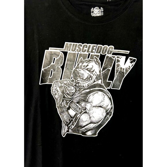 Muscle Dog American Bully Black Short Sleeves Unisex T Shirt Size M - Picture 3 of 6